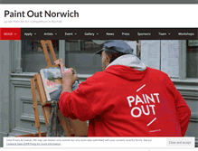 Tablet Screenshot of paintoutnorwich.org